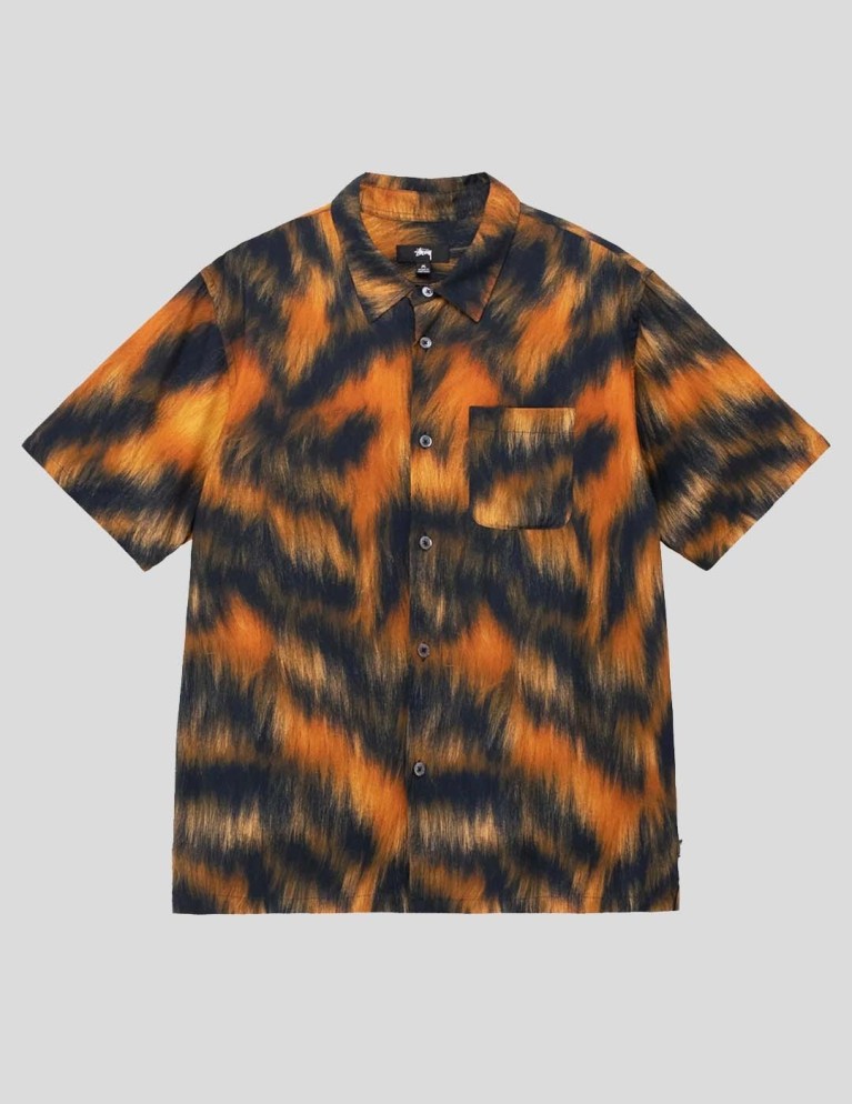Camisa STUSSY stampa camicia tigre